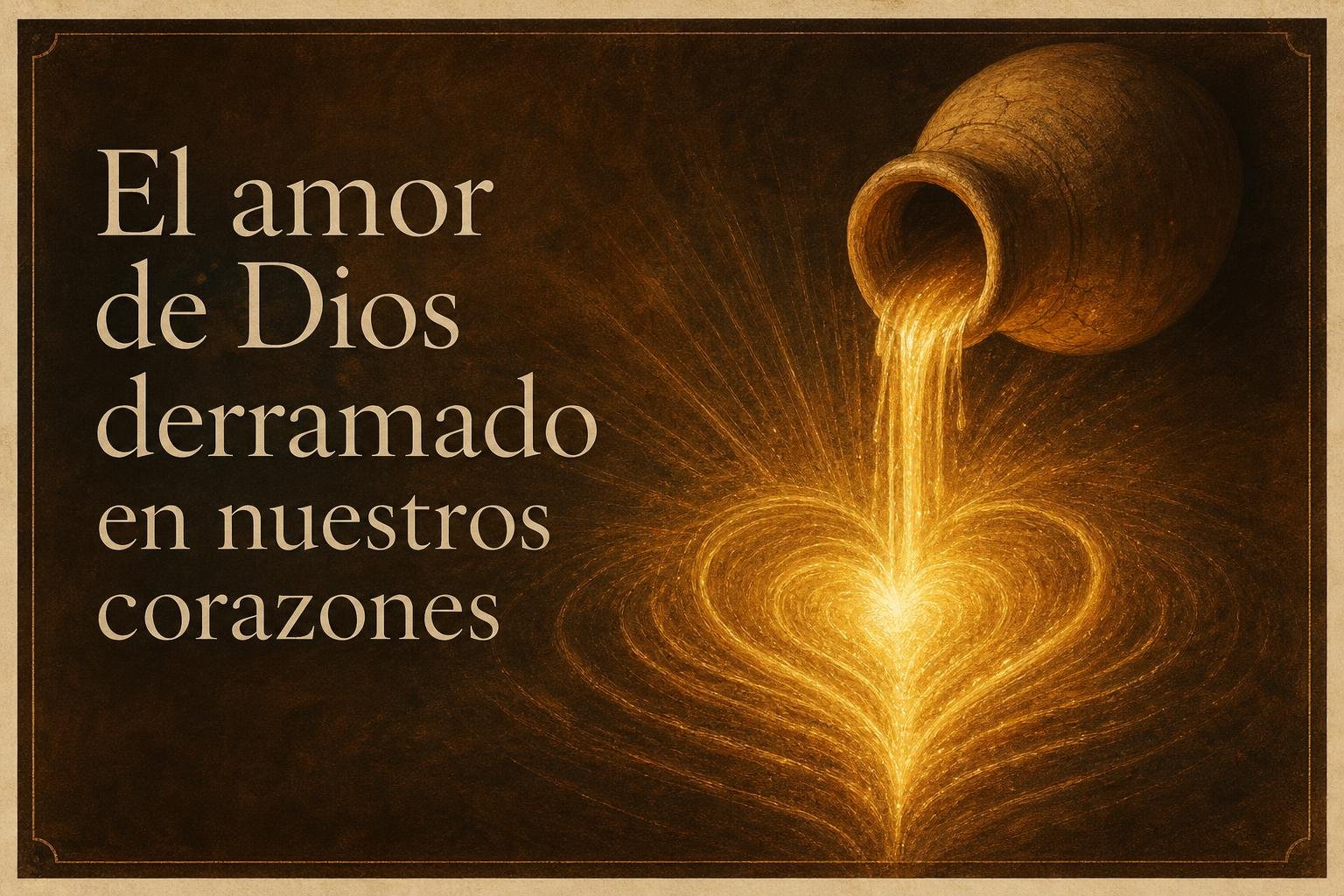 Portada del sermón «El amor de Dios derramado en nuestros corazones»